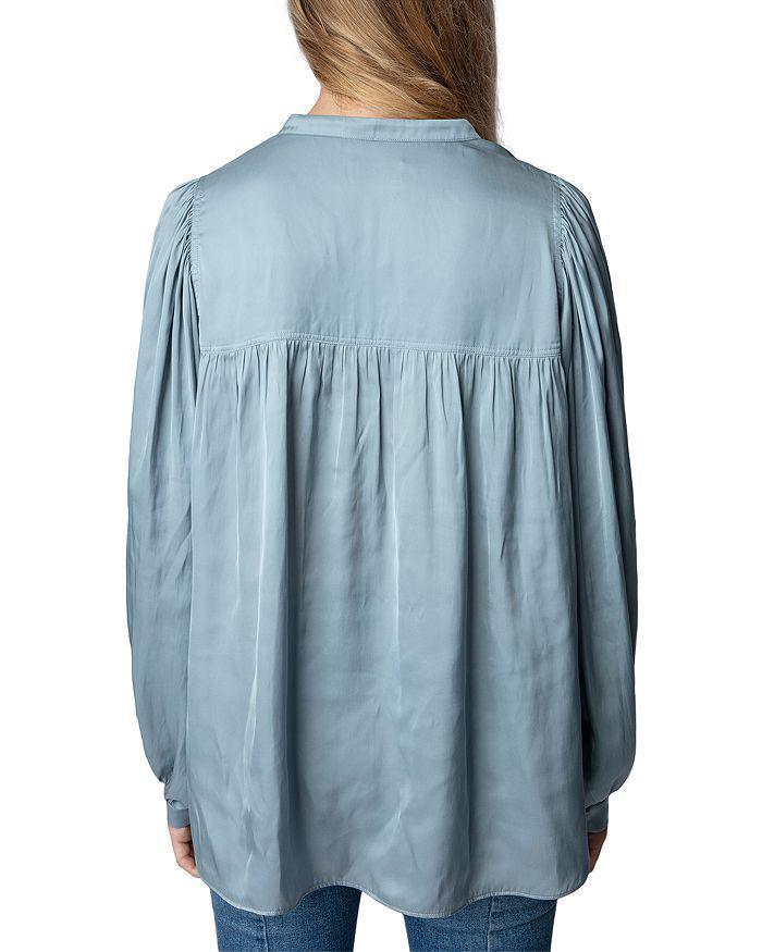 商品Zadig&Voltaire|Tigy Satin Blouse,价格¥1495,第4张图片详细描述