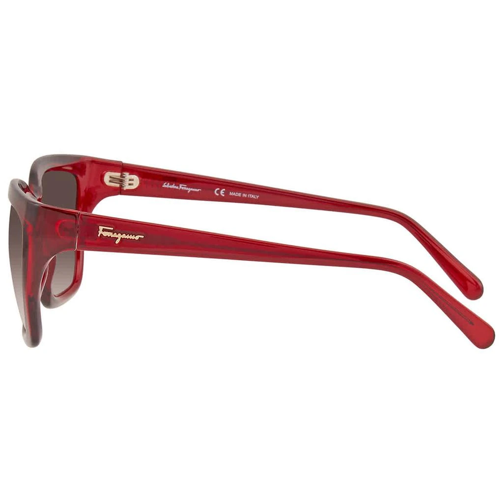 商品Salvatore Ferragamo|Grey Rectangular Ladies Sunglasses SF1018S 655 5917,价格¥411,第3张图片详细描述