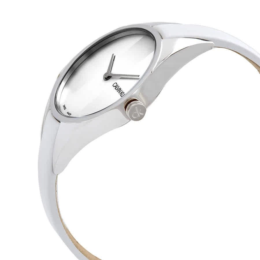 商品Calvin Klein|Calvin Klein Rebel Quartz White and Silver Dial Ladies Watch K8P231L6,价格¥262,第2张图片详细描述