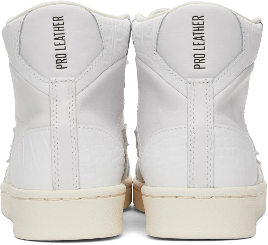 商品Converse|White Croc Pro Sport Hi Sneakers,价格¥249,第4张图片详细描述