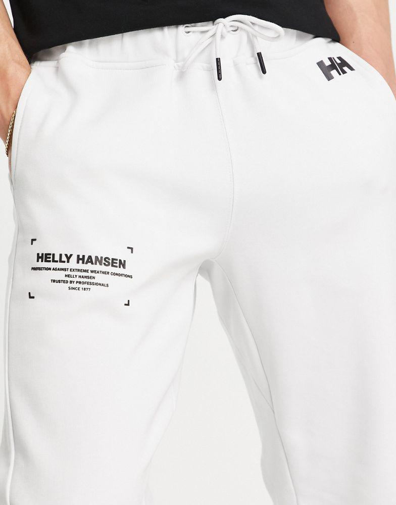 Helly Hansen Move Sweat joggers in white商品第2张图片规格展示