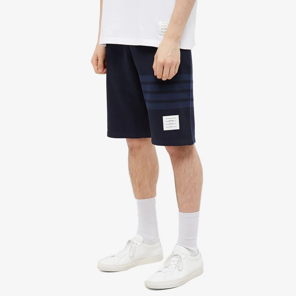 商品Thom Browne|Thom Browne Tonal 4 Bar Sweat Shorts,价格¥1872,第2张图片详细描述
