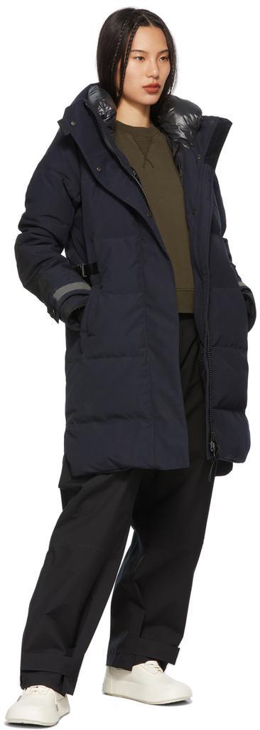 商品Canada Goose|海军蓝 Black Label 系列 Bennett 羽绒派克大衣,价格¥10248,第7张图片详细描述