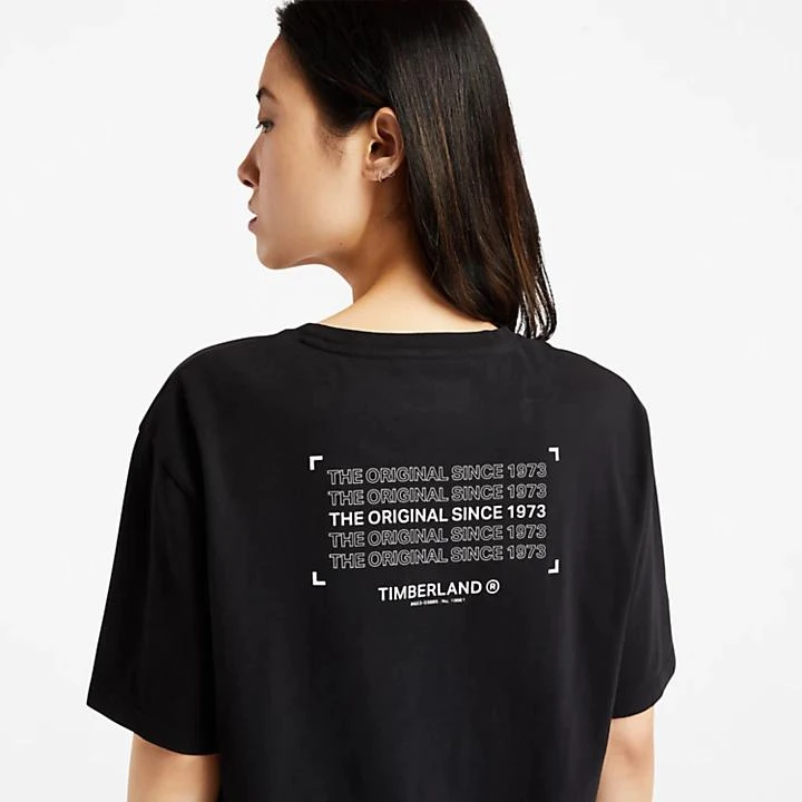 Organic Cotton Utility T-shirt for Women in Black 商品