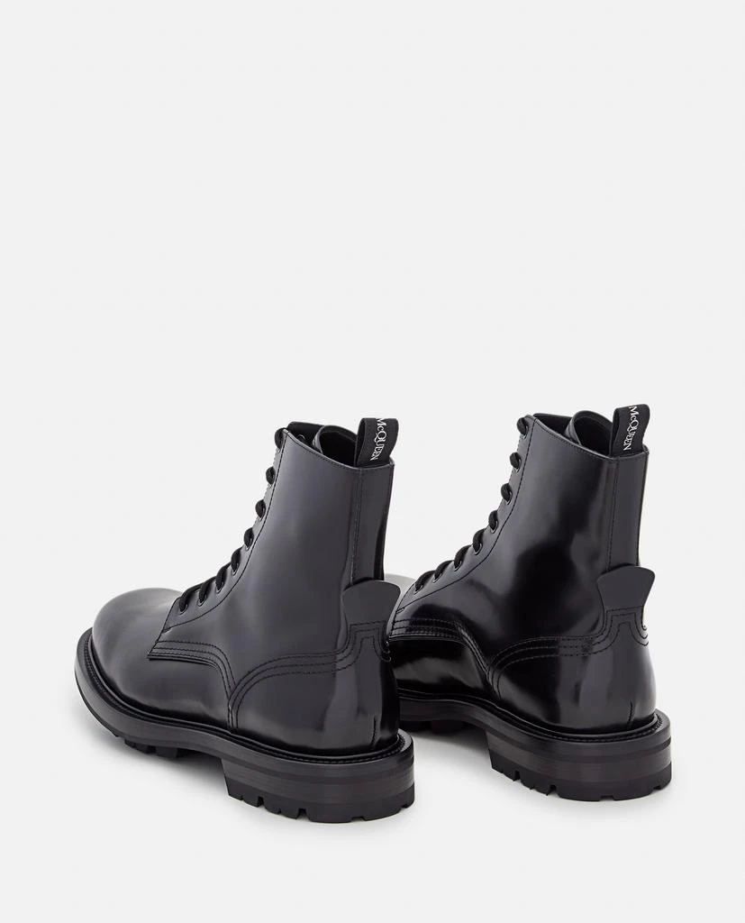 商品Alexander McQueen|LEATHER COMBAT BOOT,价格¥7174,第3张图片详细描述