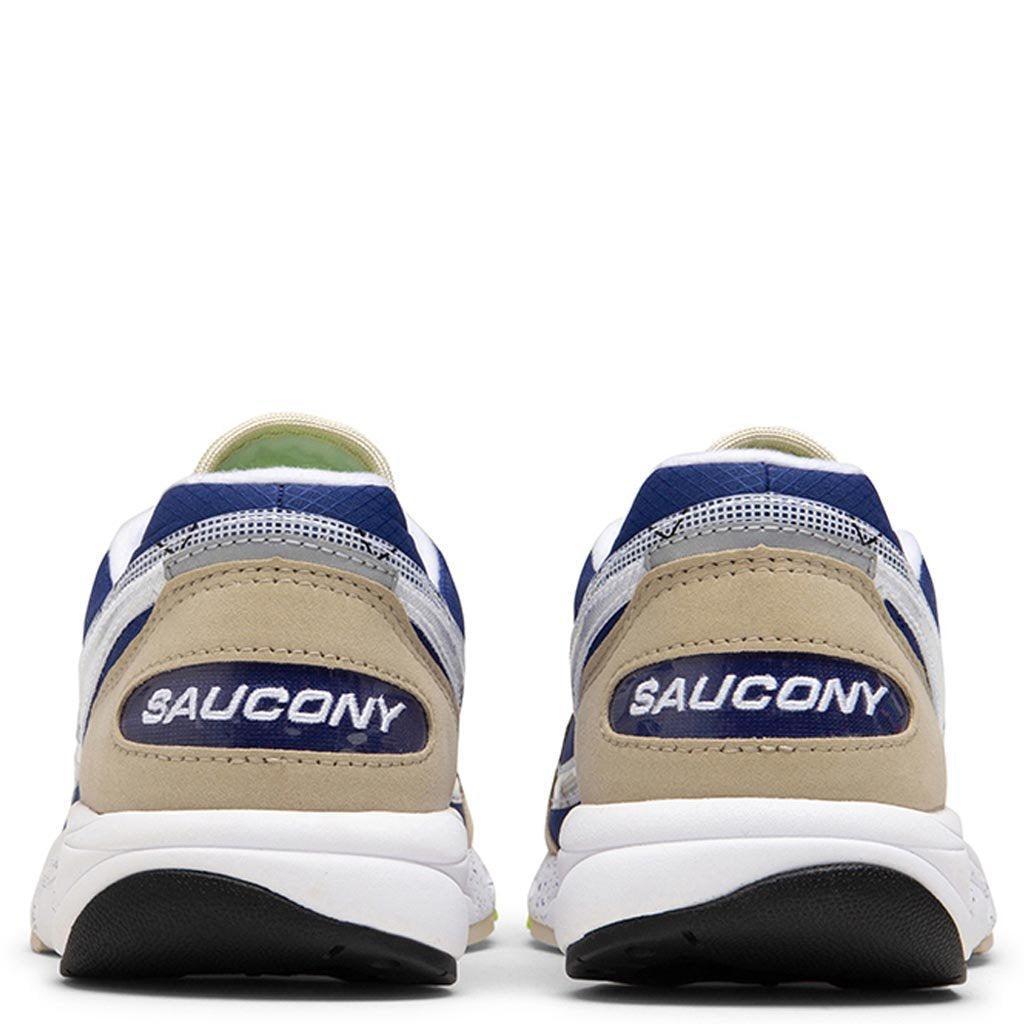 商品Saucony|Saucony Aya - Grey/Blue/Neon,价格¥403,第6张图片详细描述