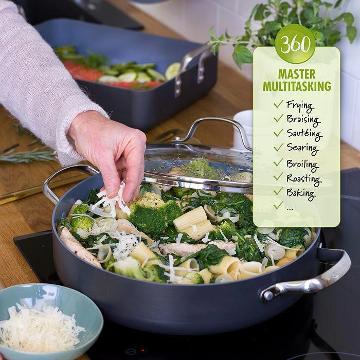 商品Greenpan|Valencia Pro 10" & 12" Fry Pan Set,价格¥576,第4张图片详细描述