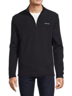 商品Calvin Klein|Logo Zip Up Pullover,价格¥337,第1张图片