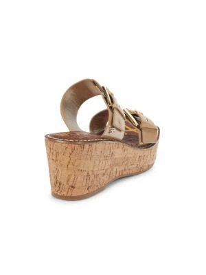 商品Sam Edelman|Anna Patent Leather Platform Sandals,价格¥238,第3张图片详细描述