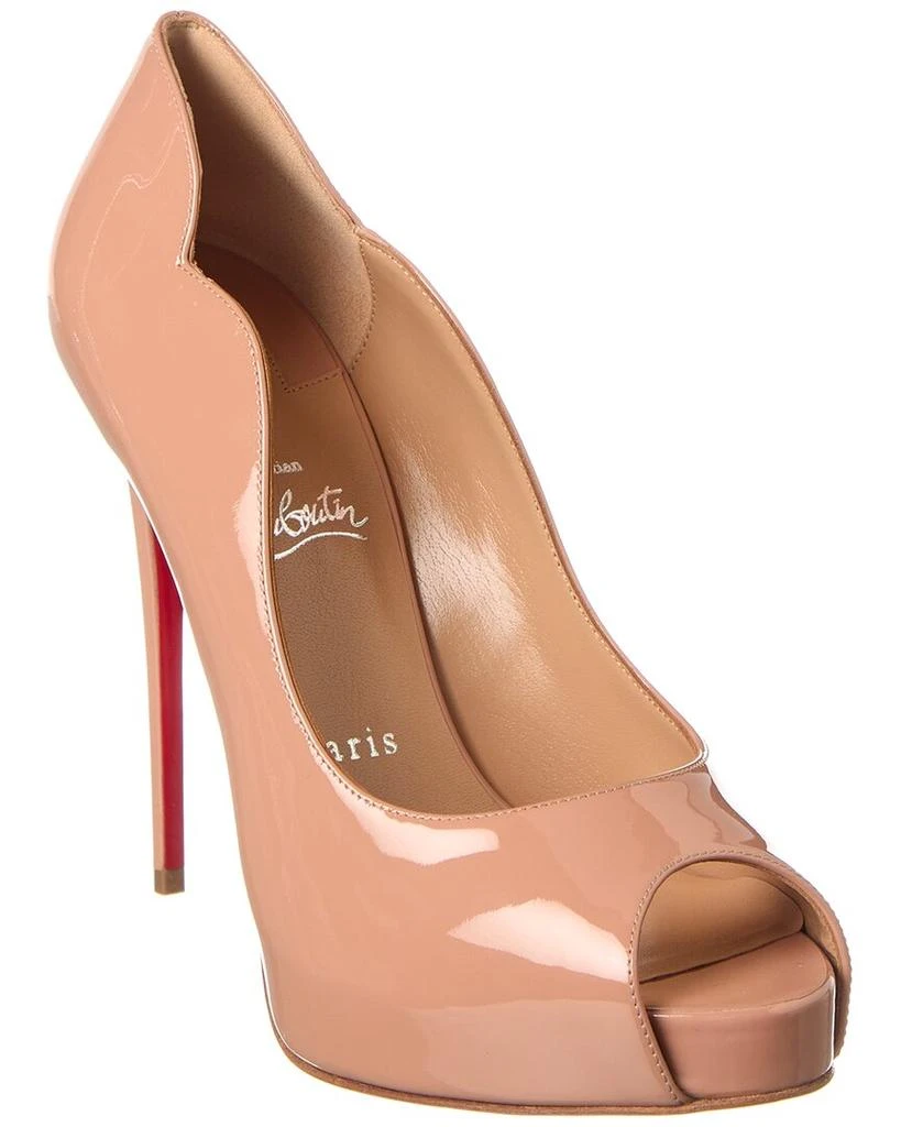 商品Christian Louboutin|Christian Louboutin Hot Chick Alta 120 Patent Sandal,价格¥5627,第1张图片