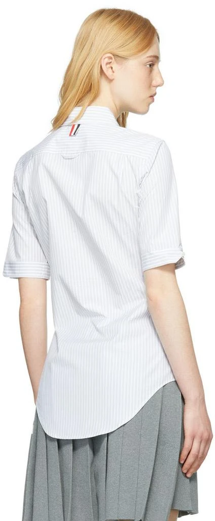 商品Thom Browne|灰色府绸衬衫,价格¥2665,第3张图片详细描述