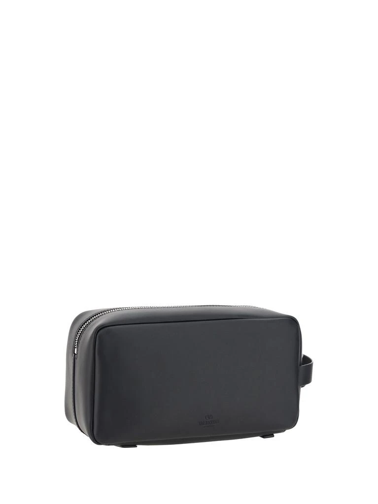 商品Valentino|Valentino	VLTN Logo Printed Zip-Up Wash Bag,价格¥3808,第2张图片详细描述