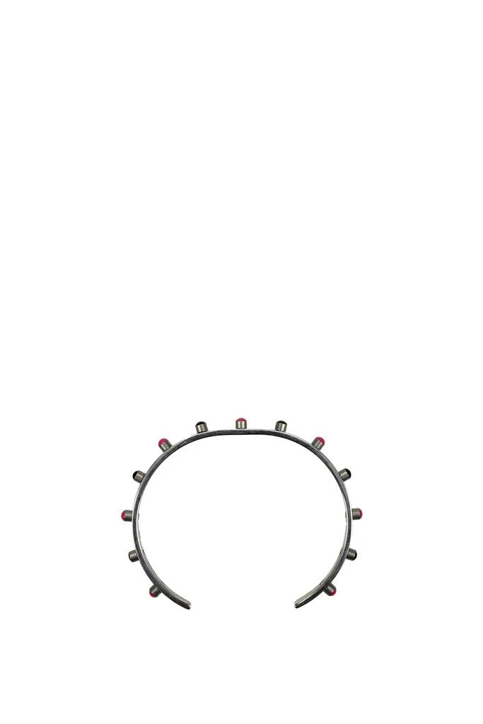 商品Celine|Bracelets Brass Silver Fuchsia,价格¥1829,第2张图片详细描述