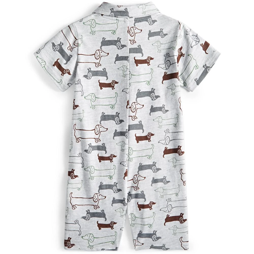 商品First Impressions|Baby Boys Walking Dogs Printed Sunsuit, Created for Macy's,价格¥56,第2张图片详细描述