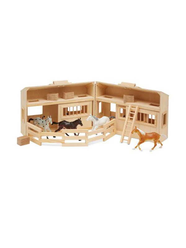 商品Melissa & Doug|Fold & Go Stable,价格¥555,第1张图片