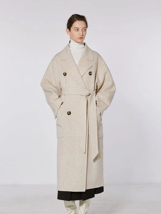 商品MOHAN|Tof Cashmere Double Handmade Coat,价格¥1705,第5张图片详细描述
