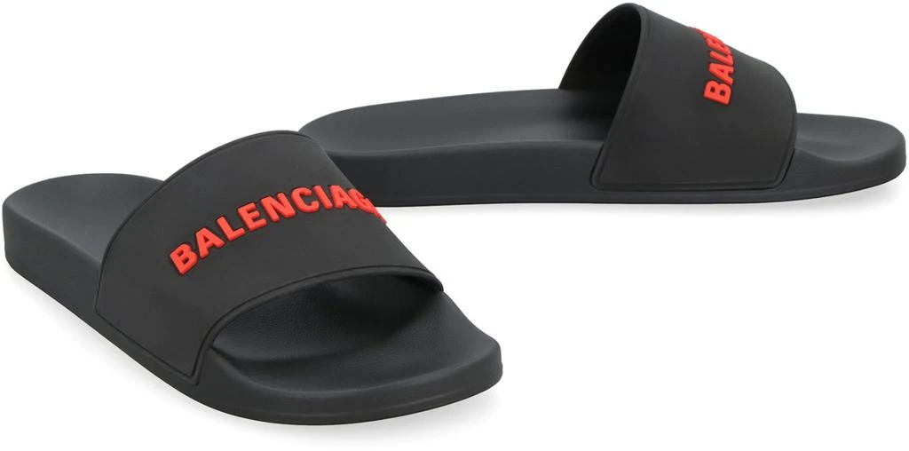 商品Balenciaga|Pool Slide Rubber Sandals,价格¥1958,第3张图片详细描述