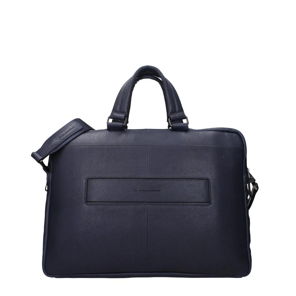 商品PIQUADRO|Piquadro Blue Leather Business And Laptop Bags,价格¥2324,第2张图片详细描述