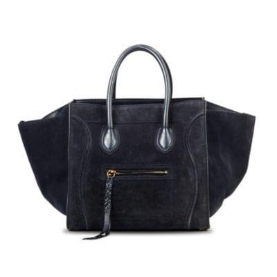 Phantom Suede Top Handle Bag商品第1张图片规格展示