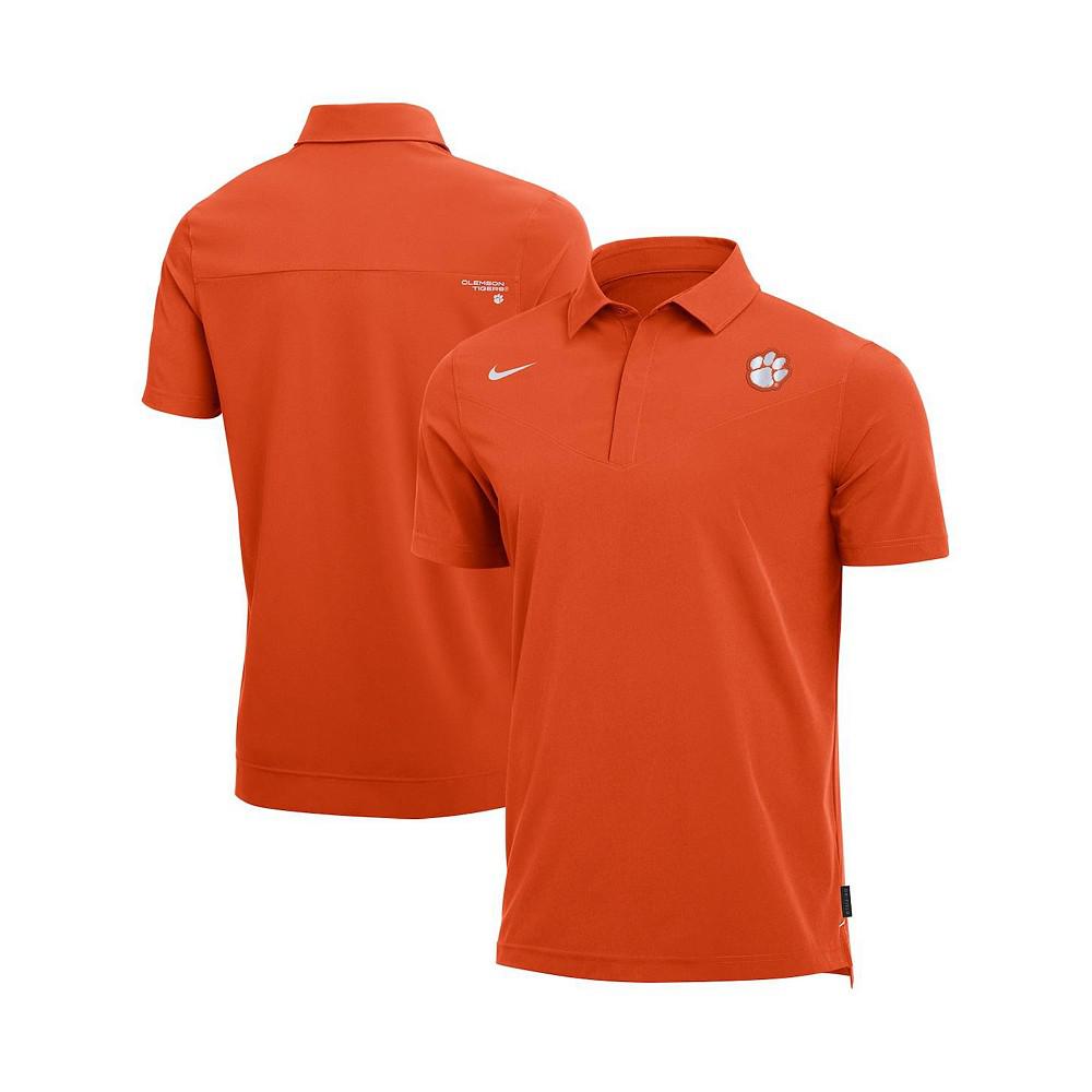 Men's Orange Clemson Tigers 2021 Coaches Performance Polo Shirt商品第1张图片规格展示