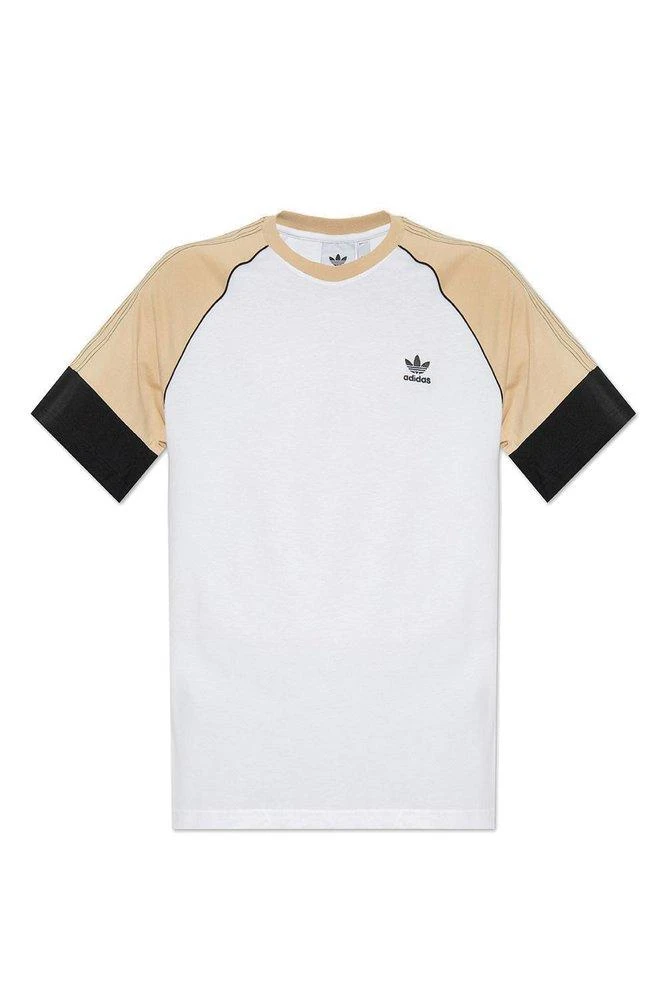 商品Adidas|Adidas Originals Colorblock Logo Embroidered T-Shirt,价格¥101,第1张图片