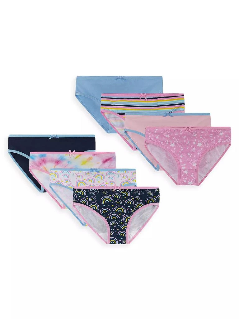 商品Andy & Evan|Little Girl's & Girl's 8-Piece Multicolored Bikini Underwear Set,价格¥210,第1张图片