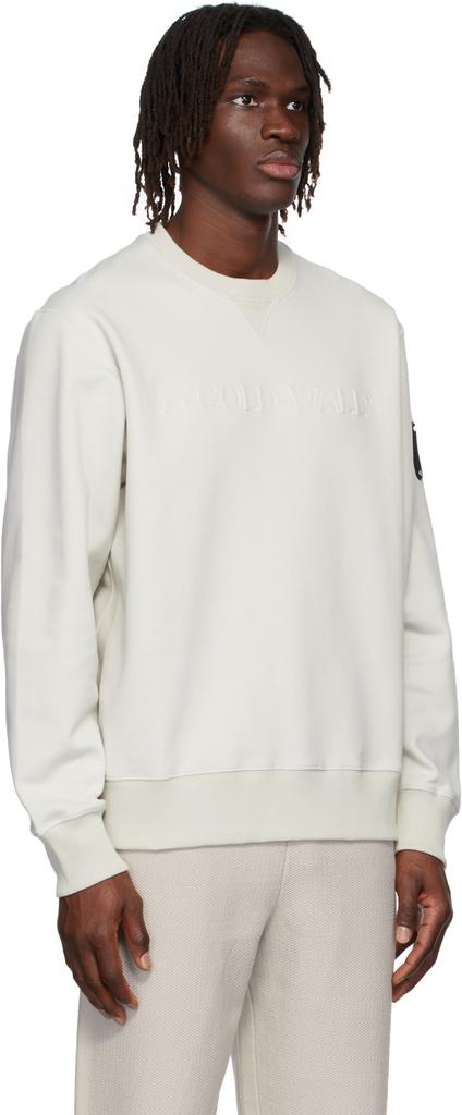 Grey Cotton Sweatshirt商品第2张图片规格展示
