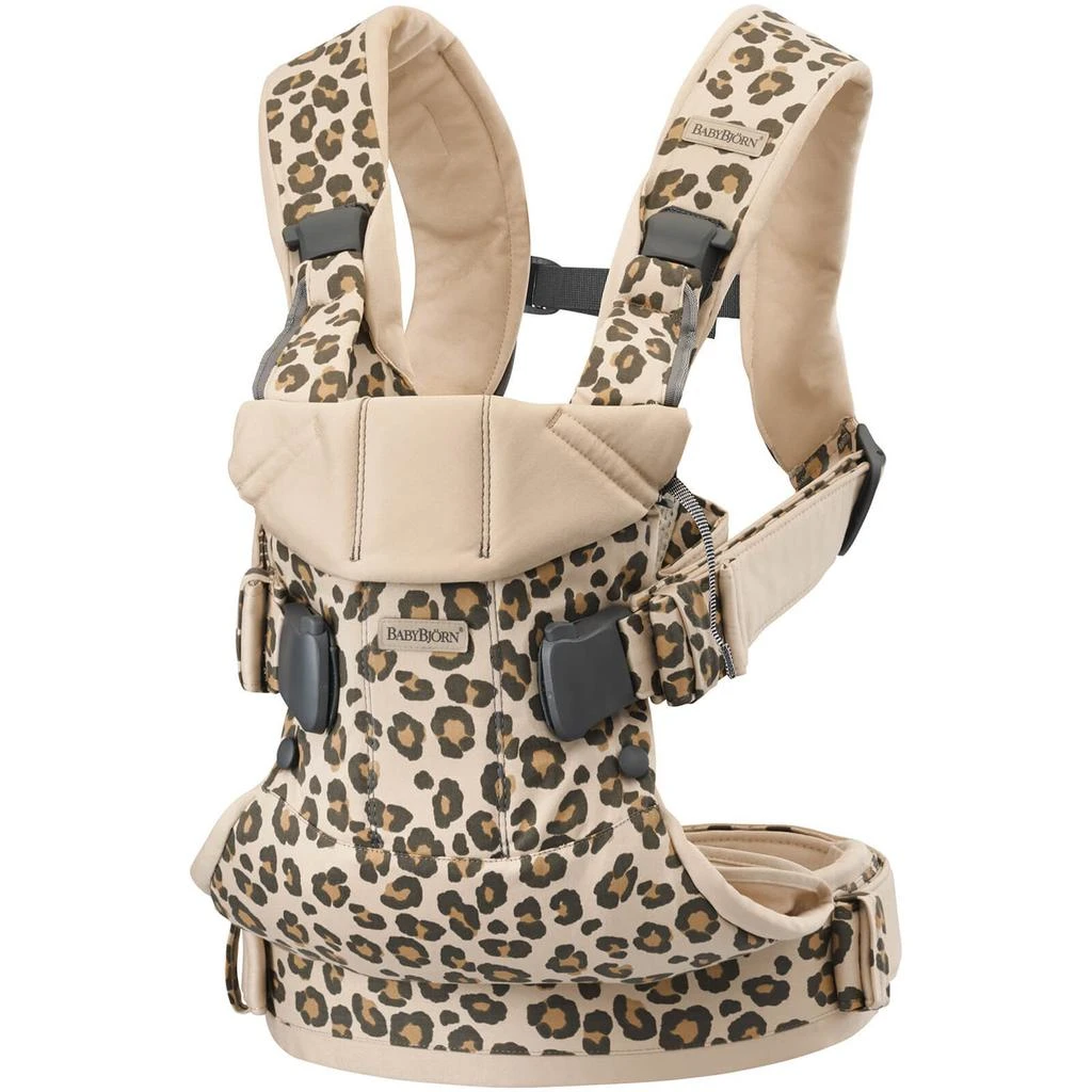 商品BabyBjörn|BABYBJÖRN One Cotton Baby Carrier - Beige Leopard,价格¥1227,第1张图片