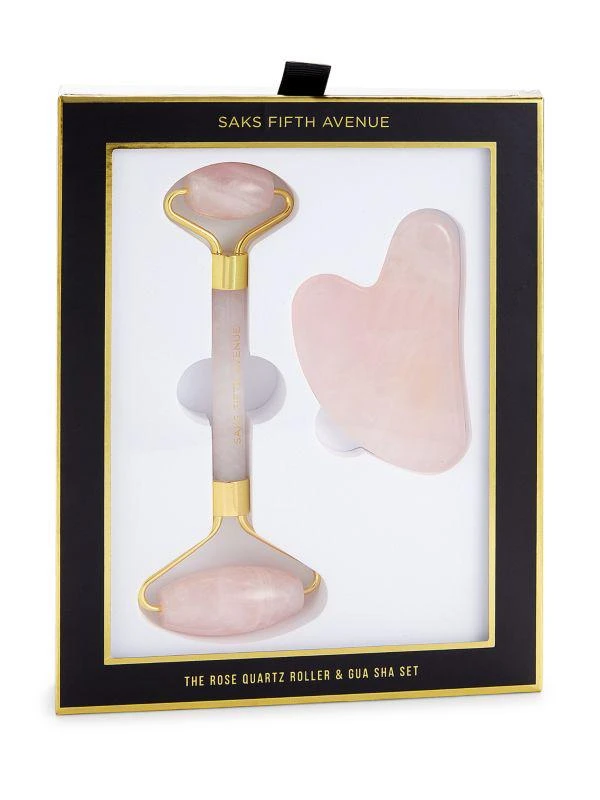 商品Saks Fifth Avenue|Rose Quartz Roller & Gua Sha Set,价格¥241,第3张图片详细描述