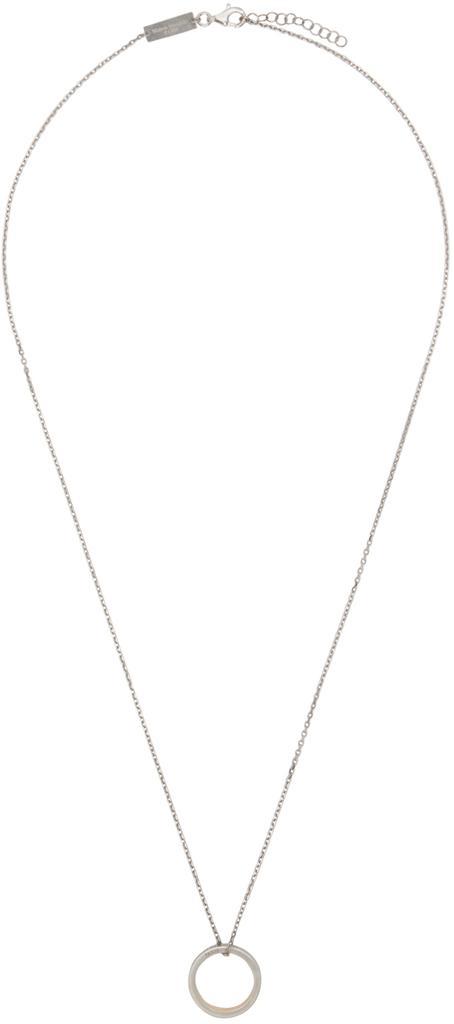 商品MAISON MARGIELA|Silver Engraved Necklace,价格¥2776,第1张图片