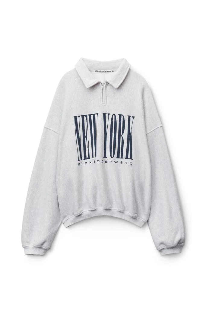 商品Alexander Wang|NY PUFF GRAPHIC SWEATSHIRT IN TERRY,价格¥2063,第1张图片