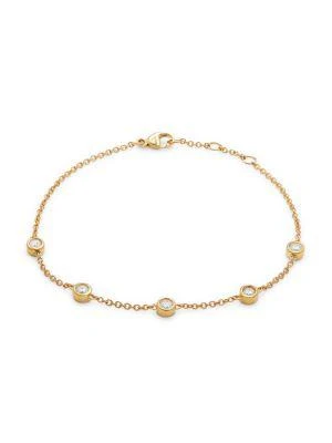 商品Saks Fifth Avenue|14K Yellow Gold & 0.5 TCW Diamond Bracelet,价格¥6427,第1张图片