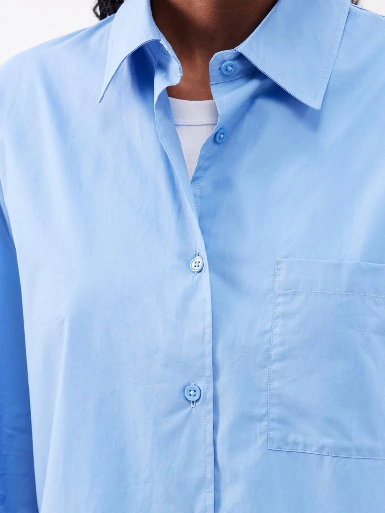 商品The Frankie Shop|Lui organic cotton-poplin shirt,价格¥669,第3张图片详细描述