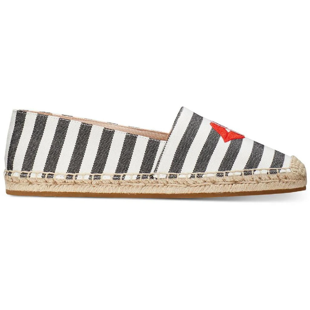 商品Kate Spade|Kate Spade New York Womens Gimlet Heart Lips Canvas Embellished Espadrilles,价格¥277,第2张图片详细描述
