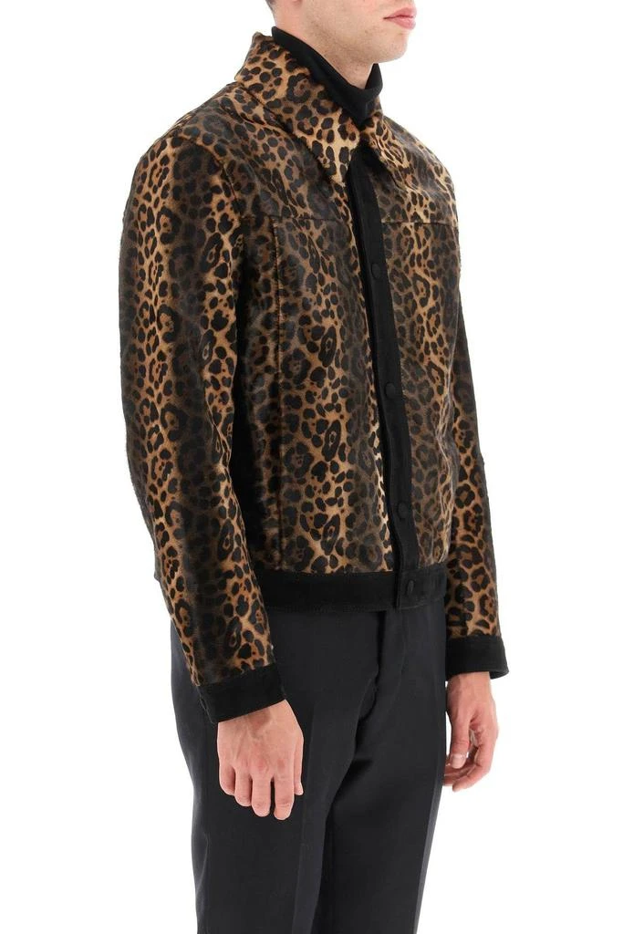 商品AMI|ANIMALIER PONYSKIN JACKET,价格¥5364,第3张图片详细描述