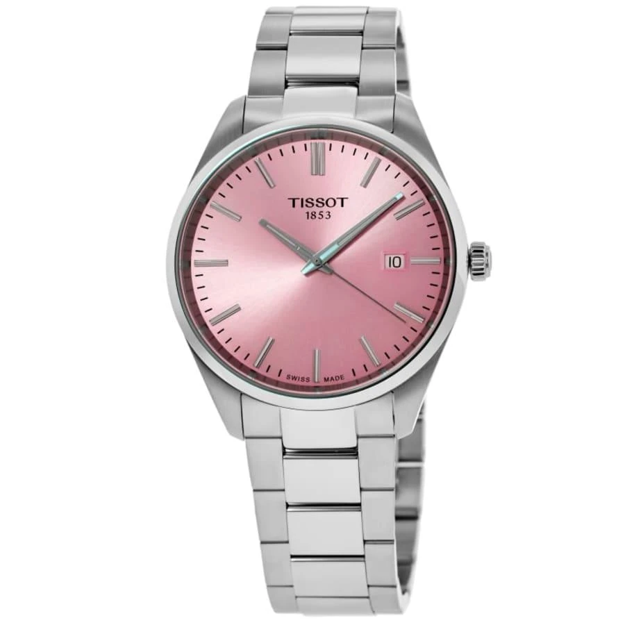 商品Tissot|PR 100 Quartz 34mm Pink Dial Steel Women's Watch T150.210.11.331.00,价格¥2170,第1张图片