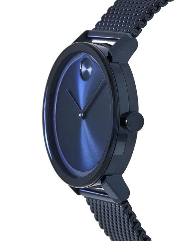 商品Movado|Movado Bold Evolution Blue Dial Blue Steel Men&apos;s Watch 3600610,价格¥3998,第3张图片详细描述
