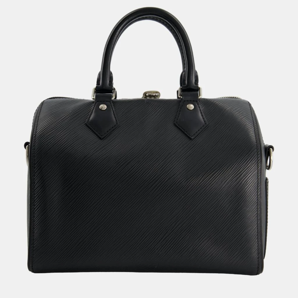 商品[二手商品] Louis Vuitton|Louis Vuitton Black 25 Speedy Bag Bandouliere in Epi Leather and Silver Hardware,价格¥9890,第3张图片详细描述
