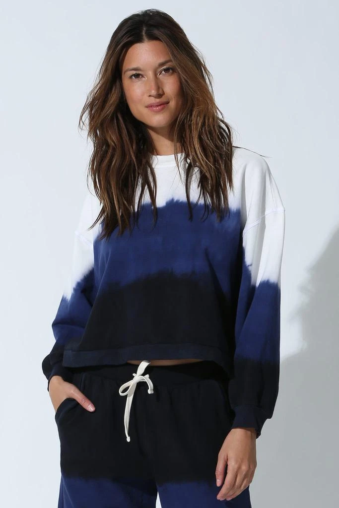 商品Electric & Rose|Betty Sweatshirt - Onyx/Navy/Cloud,价格¥930,第1张图片