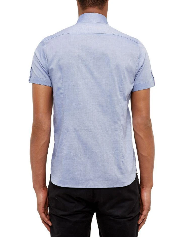 商品Ted Baker London|Ted Baker Mini Textured Regular Fit Button-Down Shirt,价格¥482,第2张图片详细描述