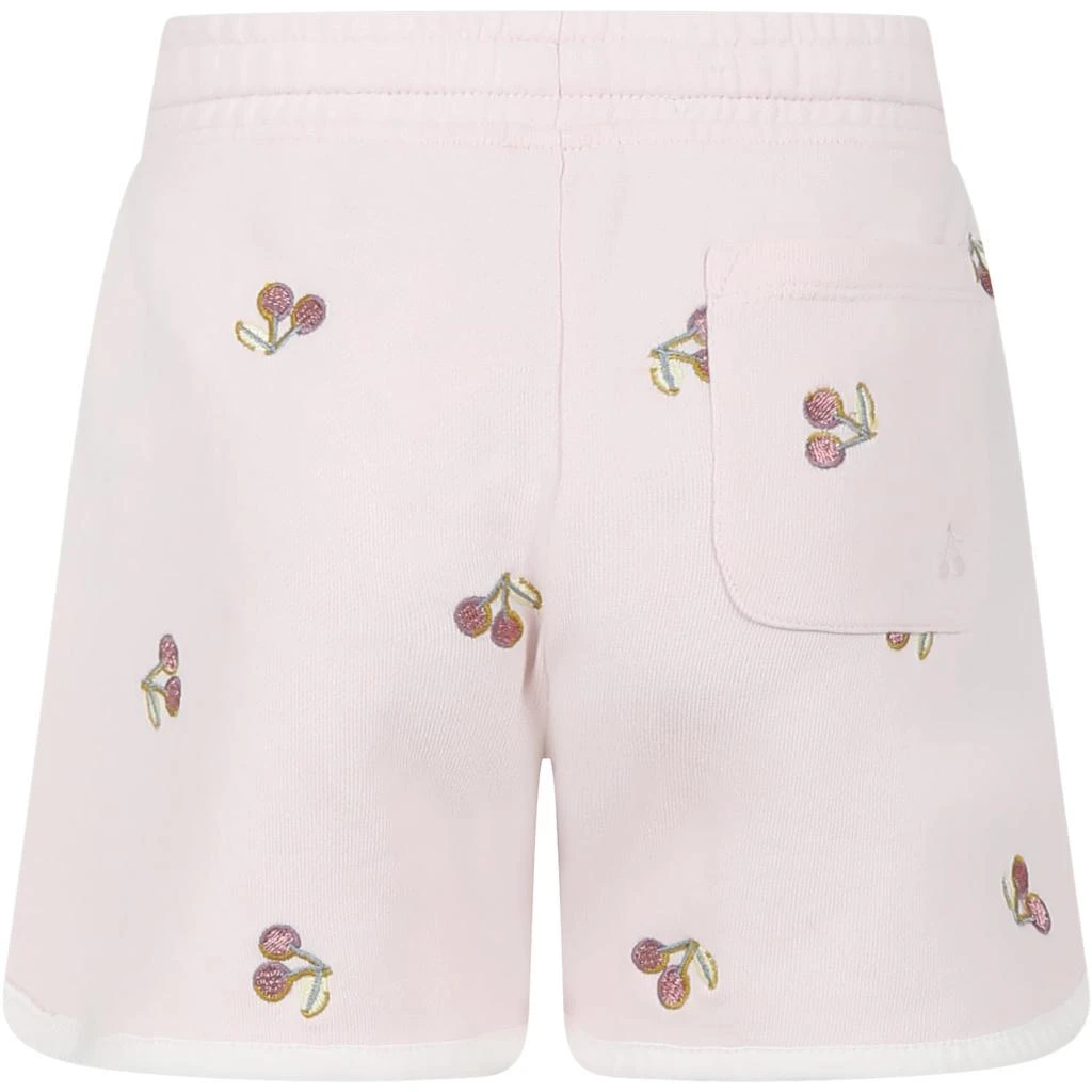 商品Bonpoint|Pink Shorts For Girl With Cherries,价格¥926,第2张图片详细描述