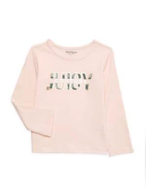 商品Juicy Couture|Little Girl’s 3-Piece Velour Tracksuit & Tee Set,价格¥323,第4张图片详细描述