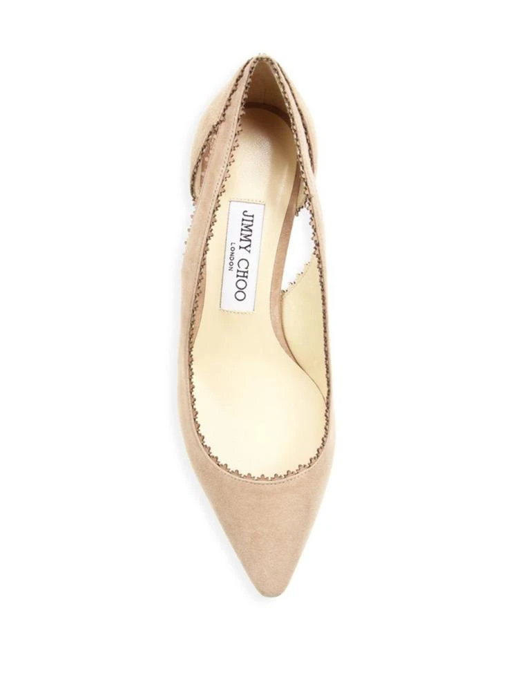 商品Jimmy Choo|Diva 60 Suede Pumps,价格¥2383,第4张图片详细描述