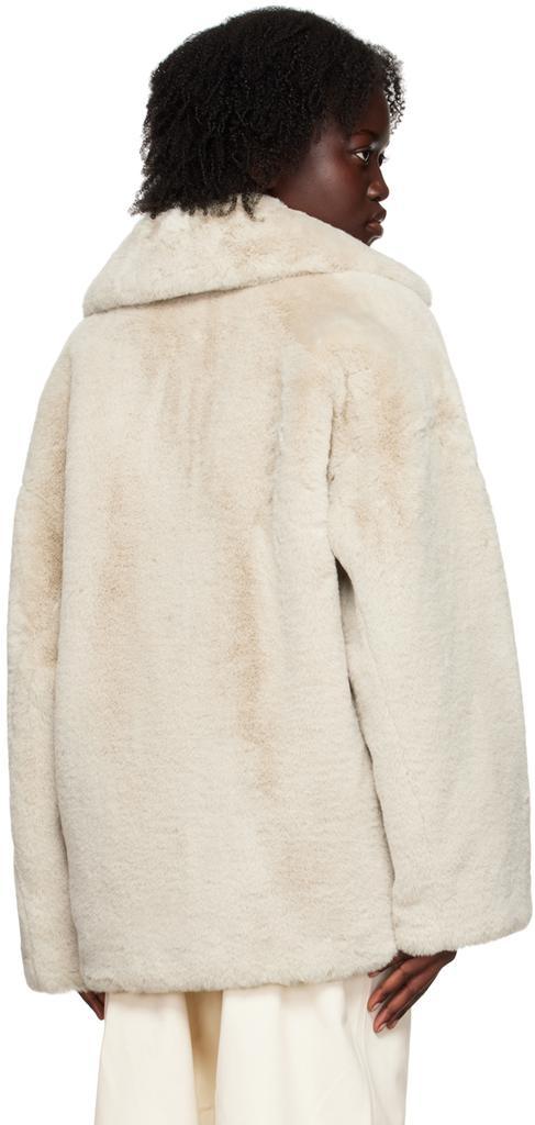 商品STAND STUDIO|Off-White Savannah Faux-Fur Jacket,价格¥2754,第5张图片详细描述