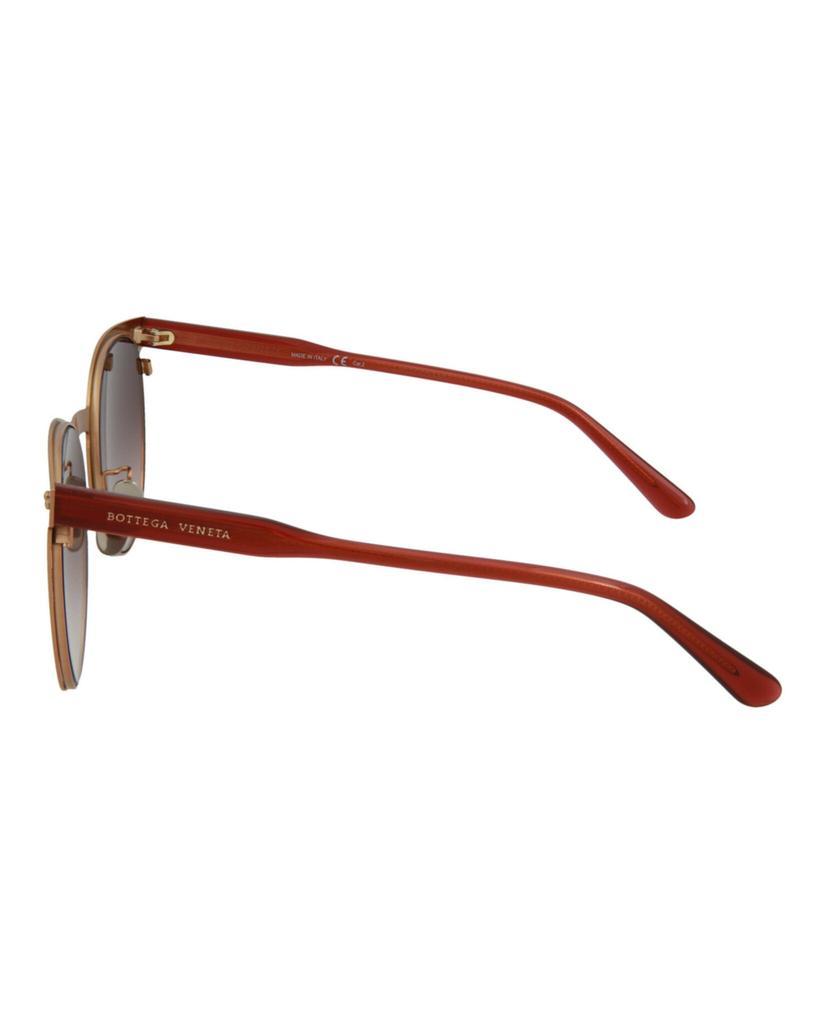 商品Bottega Veneta|Round-Frame Metal Sunglasses,价格¥884,第5张图片详细描述