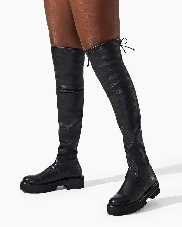商品Stuart Weitzman|Women's Lowland Ultralift Over The Knee Platform Boots,价格¥3695,第3张图片详细描述