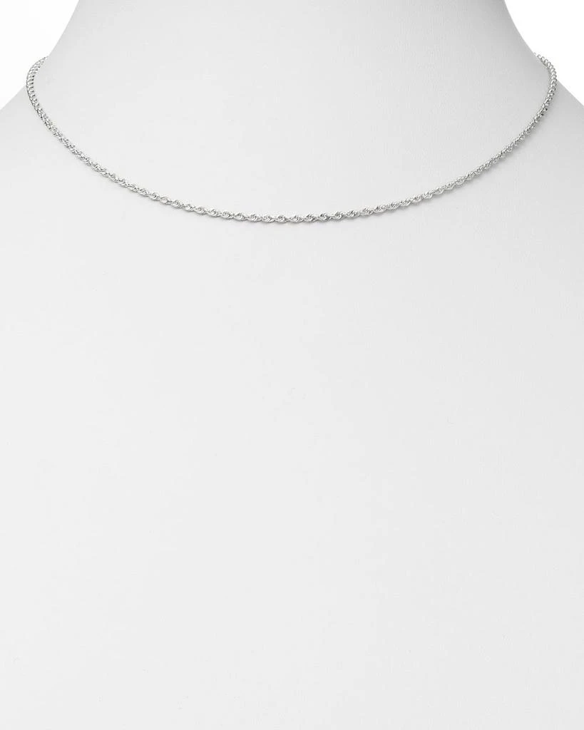 商品Bloomingdale's Fine Collection|Solid Rope Link Chain Necklace in 14K White Gold - Exclusive,价格¥4261,第2张图片详细描述