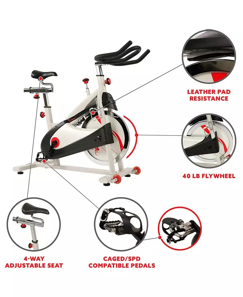 商品Sunny Health & Fitness|SF-B1509 Belt Drive Premium Indoor Cycling Bike,价格¥3341,第3张图片详细描述