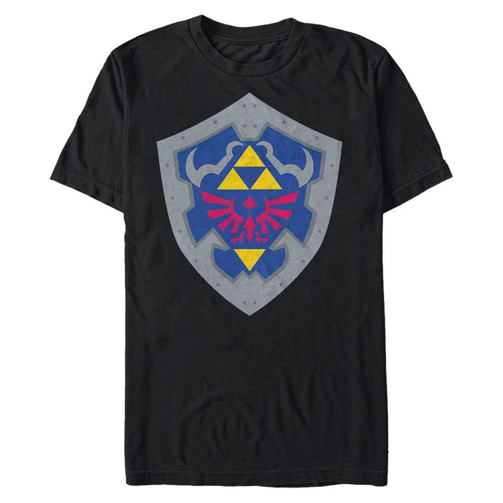 商品Nintendo|Nintendo Men's The Legend of Zelda Simple Shield Short Sleeve T-Shirt,价格¥176,第1张图片