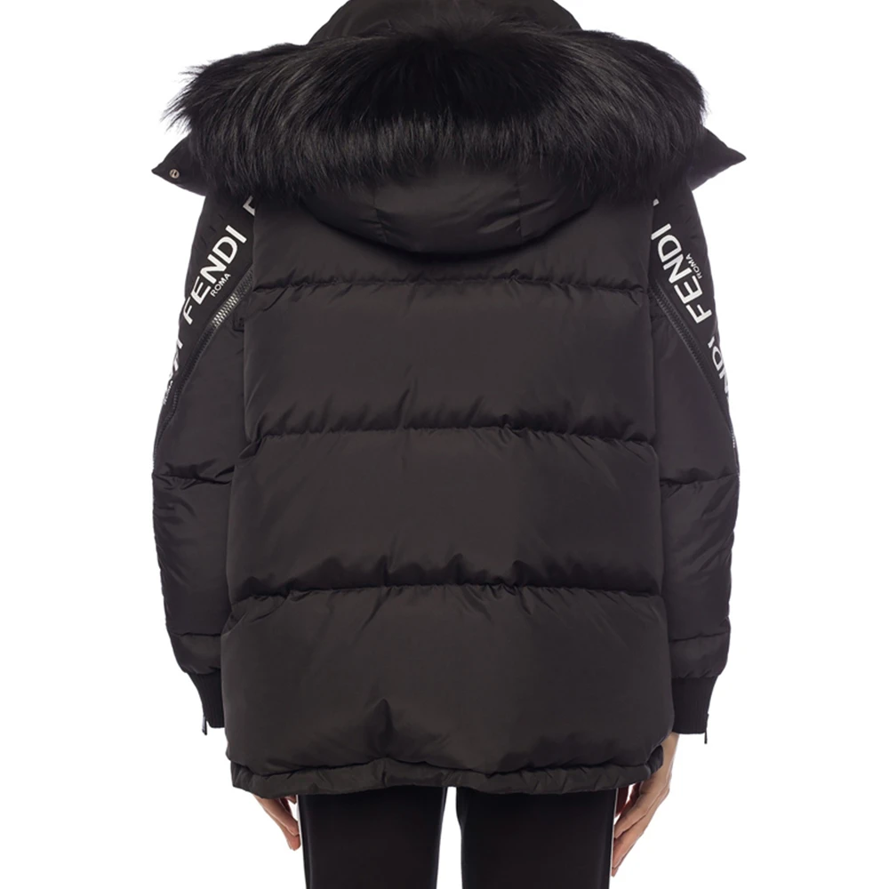 Fendi 芬迪 女士黑色羽绒服 FAA432-A8WU-F0GME 商品
